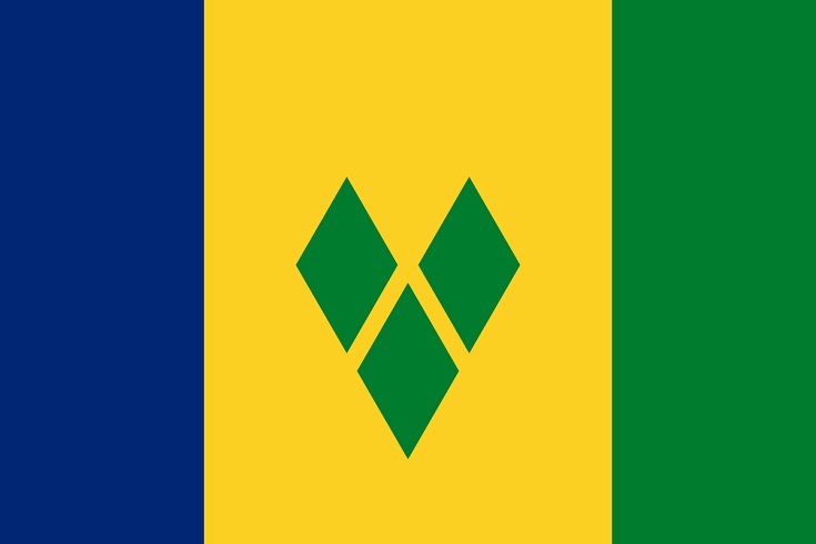 Ilhas de SÃ£o Vicente e Granadinas (Caribe) - Fizeram 43 anos de independÃªncia da Inglaterra em 27/10. 