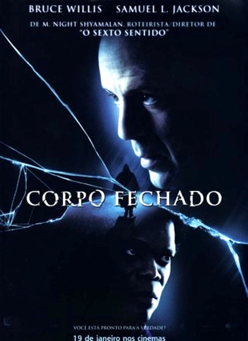 Na trilogia criada por M. Night Shyamalan (Corpo Fechado), Jackson interpretou Elijah Price/Mr. Glass, um dono de uma loja de quadrinhos que acredita em heróis.