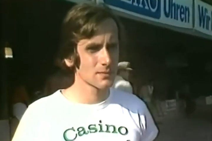 Helmuth Koinigg (AUS)  - 6/10/1974 - GP dos EUA F1 - Surtees-Ford - Tinha 25 anos. - reprodução Youtube canal Formula 1 Amarcord