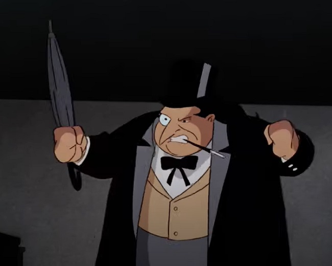 Pinguim - Não é fácil decidir quem entraria neste seleto Top 5. Um nome que poderia ter ganhado seu espaço é o Charada, porém o Pinguim está mais relacionado à figura do Batman, com histórias marcantes envolvendo o personagem.