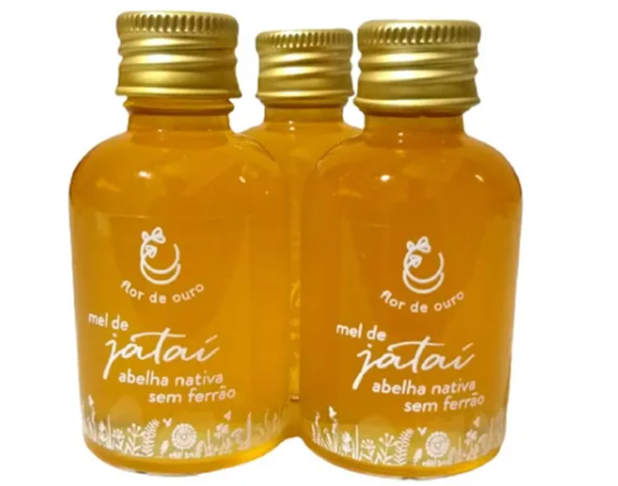 Mel jataí  - Produzido em todo o Brasil, tem cor clara e sabor levemente ácido. Ameniza os sintomas de gripe, com ação descongestionante. Aumenta a imunidade do organismo. - Divulgação Mercado livre 