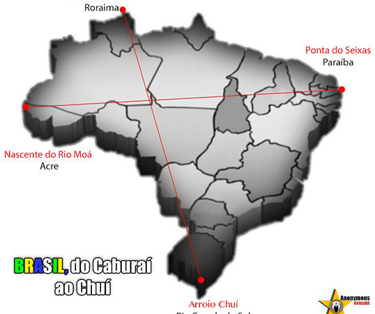 Não é Oiapoque a Chuí: Conheça os verdadeiros pontos extremos do Brasil