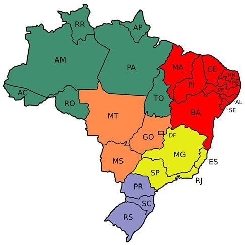 O Brasil tem dimensões continentais. São mais de 8,5 milhões de km²: uma área maior do que todos os outros países da América do Sul, juntos.