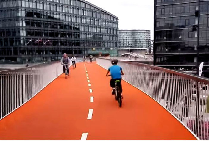 Ciclovia Suspensa de Copenhague, Dinamarca - Ciclovia no Mundo
