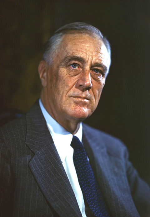 Franklin Delano Roosevelt - Morreu em 12 de abril de 1945, aos 63 anos, de hemorragia cerebral.  
