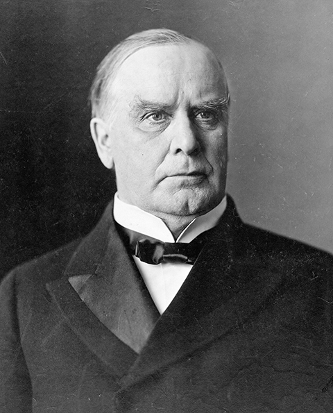 No dia 6/9/2025 fez 124 anos do atentado ao presidente dos Estados Unidos de 1901, William McKinley. Ele foi baleado por Leon Czolgosz durante a Exposição Panamericana em Buffalo. -www.whitehouse.gov / Autor Desconhecido