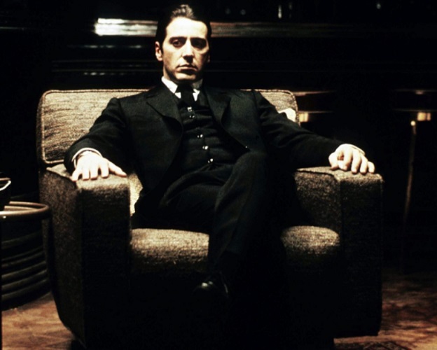 Em 1972, após pequenos papéis, ele conseguiu sua ascensão meteórica com o papel de Michael Corleone, em 