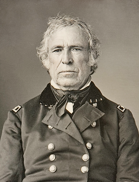 Zachary Taylor - Morreu em 9 de julho de 1850, após sofrer gastroenterite aguda, aos 65 anos. 