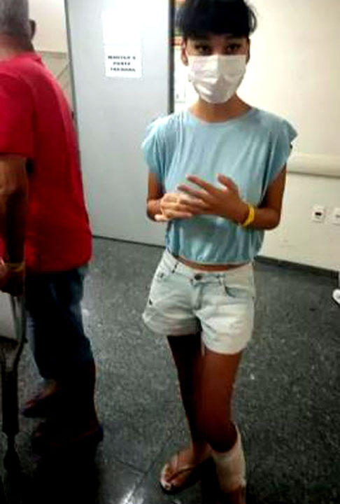 Maria Clara Oliveira Nogueira, jovem moradora de Caieiras, na Região Metropolitana de São Paulo, foi picada durante uma atividade escolar em fevereiro de 2022. 
