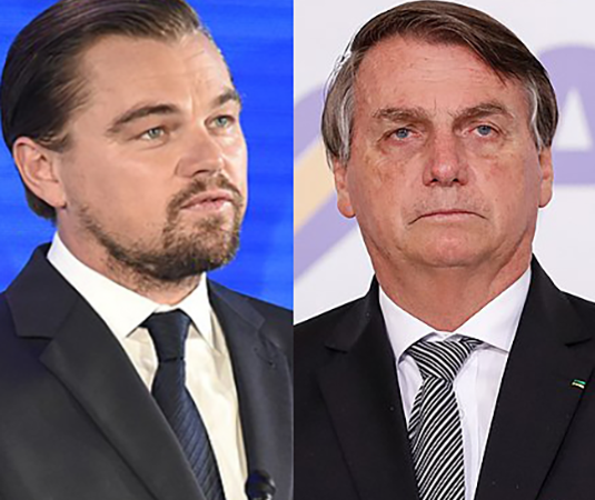 DiCaprio manda recado a eleitores brasileiros e Bolsonaro reage