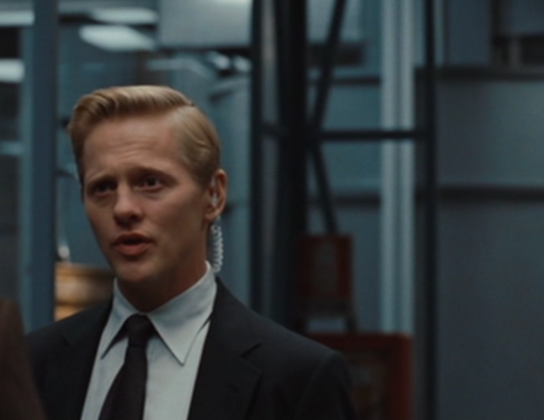 <p>Thure Lindhardt – Dinamarquês. Interpreta o segurança Chartrand. </p>
