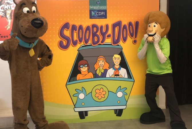 Scooby Doo e Salsicha na campanha da vacinação contra a gripe