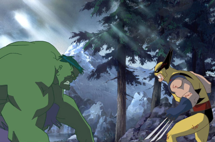 filme animação - 2009 Hulk Vs Wolverine