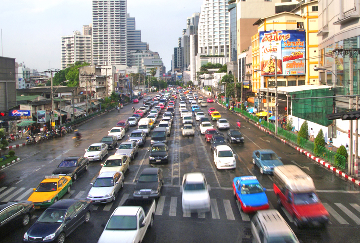 Bangkok (Tailândia) - A capital tailandesa tem 8,2 milhões de habitantes em 1.568 km². Uma densidade de 5.200 habitantes por km².  - Foto de formulário PxHere