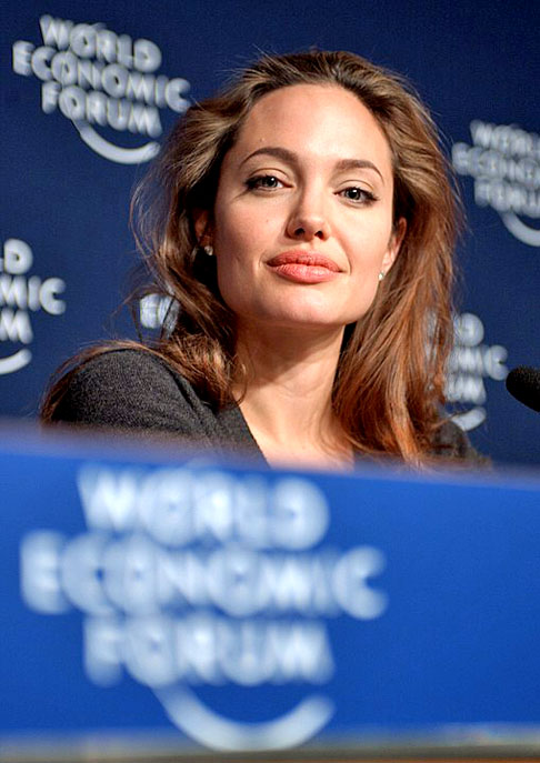 Em 2001, Jolie foi nomeada embaixadora da Boa Vontade do Alto Comissariado das Nações Unidas para os Refugiados, a Acnur. Ela participa de eventos e conferências sobre temas relacionados a direitos humanos. É defensora de causas relacionadas ao feminismo.
