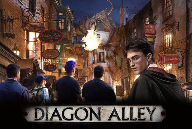Os cenários mágicos e deslumbrantes da saga ‘Harry Potter’