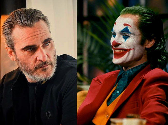 Joaquin Phoenix/Coringa- O ator americano, nascido em 28/4/1974 em Porto Rico, faturou a estatueta do Oscar de melhor ator após encarnar o vilão Arthur Fleck/Coringa no filme com o nome de seu personagem: “Coringa” (2019).