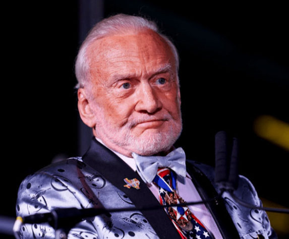 Buzz Aldrin, atualmente - Chegada do Homem a Lua