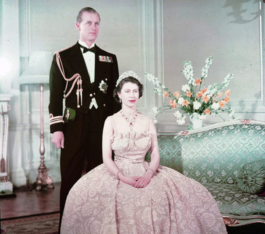 Rainha Elizabeth II  e Principe Philip