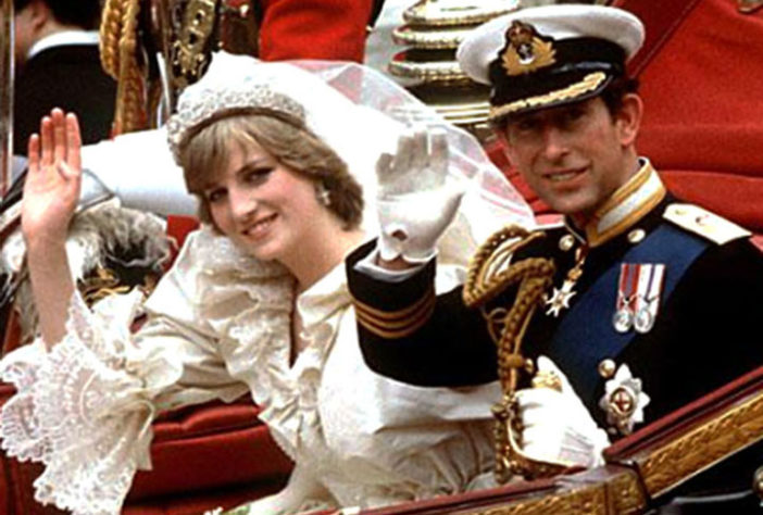 O casamento do príncipe Charles e Lady Diana