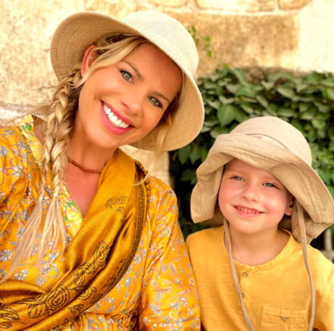 Karina Bacchi e seu filho - Instagram @karinabacchi