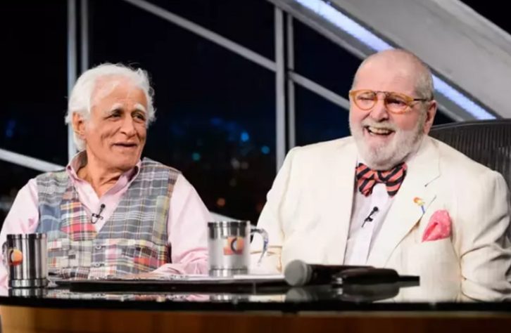Jo Soares com Ziraldo