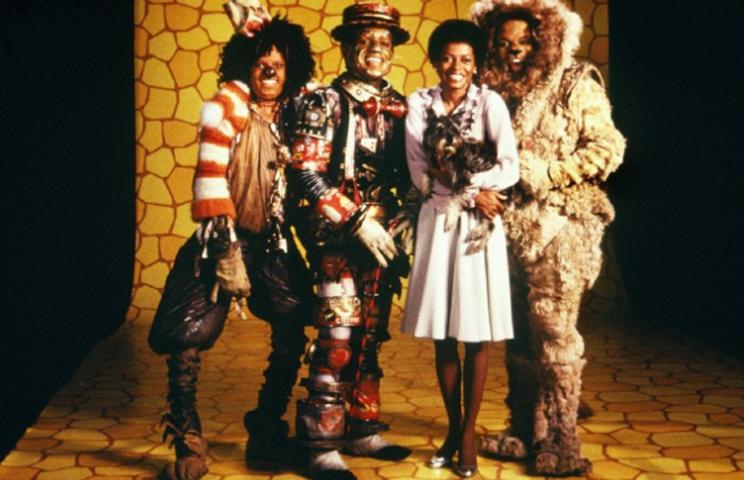 Em 1978, Michael atuou ao lado de Diana Ross em uma adaptação do filme "O Mágico de Oz". - divulgação