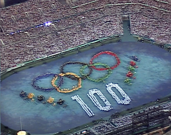Abertura das Olimpiadas de Atlanta em 1996
