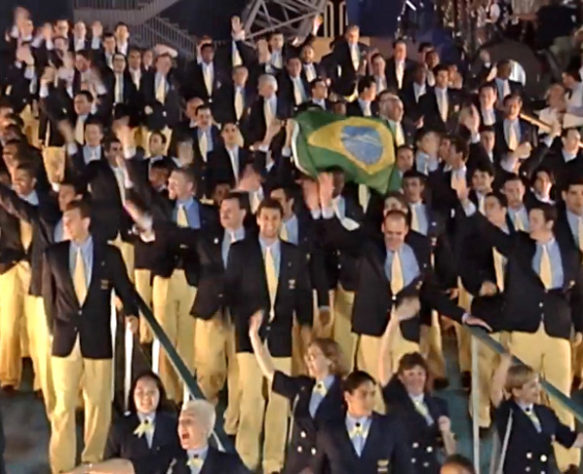 Abertura das Olimpiadas de Atlanta em 1996