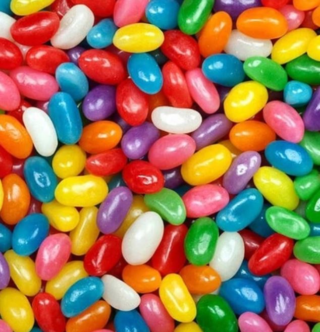 Delicado - Confeito em forma de pequenos cilindros, feitos de açúcar e amido de milho, coloridos e com sabores artificiais, populares como as jujubas.  - divulgação Shoptime