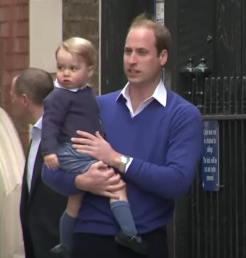 2º- Príncipe George de Gales: Filho mais velho do Príncipe William e segundo na linha de sucessão.