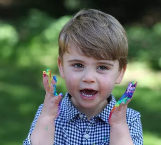4º- Príncipe Louis de Gales: Filho mais novo do Príncipe William e quarto na linha de sucessão.


