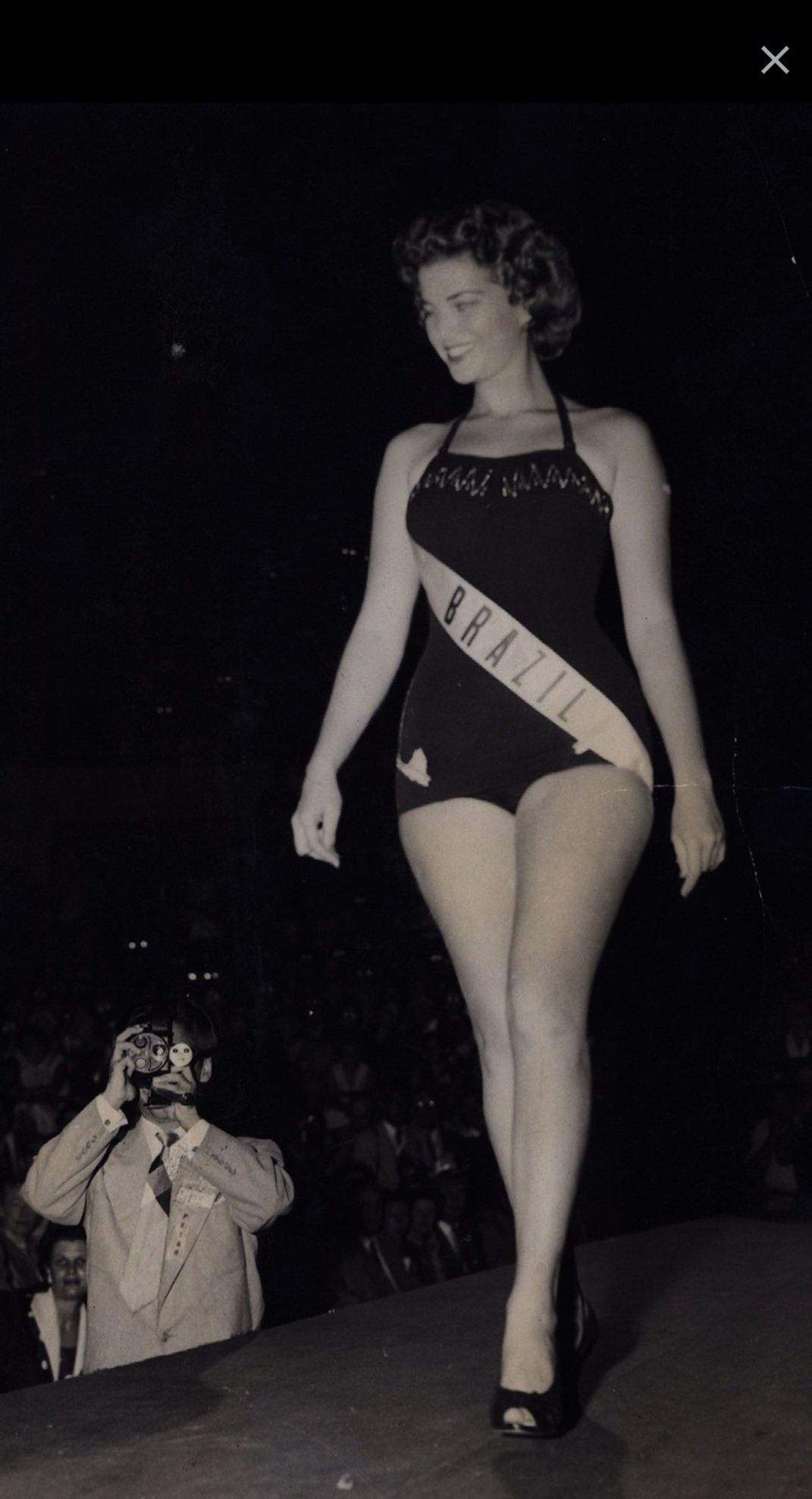 Desde que Martha Rocha encantou como Miss Brasil de 1954, a beleza da mulher brasileira sempre esteve no foco das atenções nos concursos. -  (crédito: Domínio público )