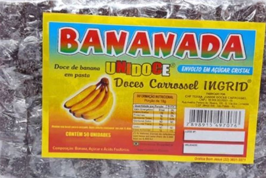 Bananada - É a mariola de banana, a mais popular. Feita com polpa de banana e açúcar, remonta à época da escravidão, quando bananas muito maduras, descartadas pelos senhores de engenho, eram aproveitadas pelos escravos. A melhor banana para doce é a prata.   - divulgação Americanas