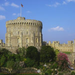 Castelo de Windsor - Windsor, Inglaterra - Residência da Realeza Britânica. Construído no século 11, após a conquista normanda da Inglaterra por Guilherme I. Usado pelos monarcas desde o reinado de Henrique I (1100), é o castelo da Europa há mais tempo habitado.