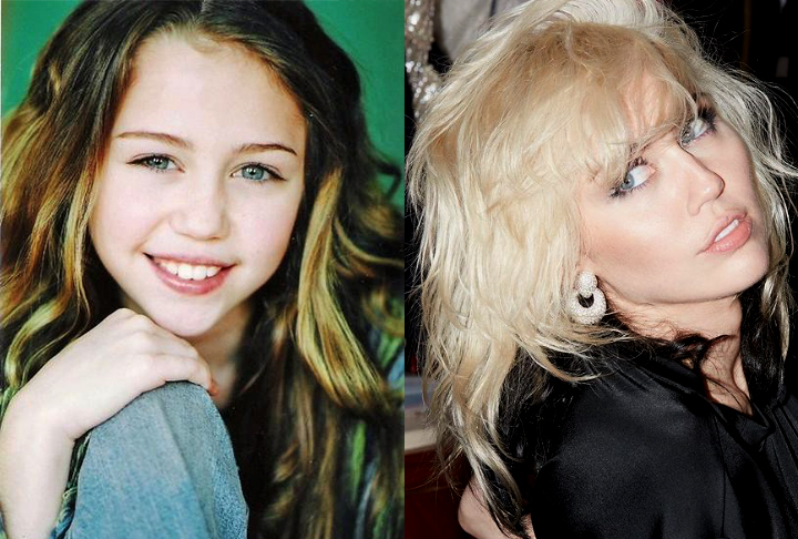 Miley Cyrus - Nascida com o nome de Destiny em 23/11/1992, no Tennessee (EUA), atuou em 