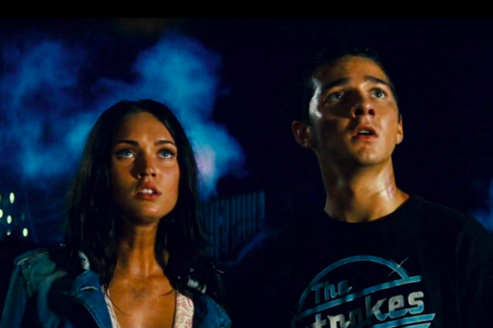 Megan Fox e Shia Lebouf em 