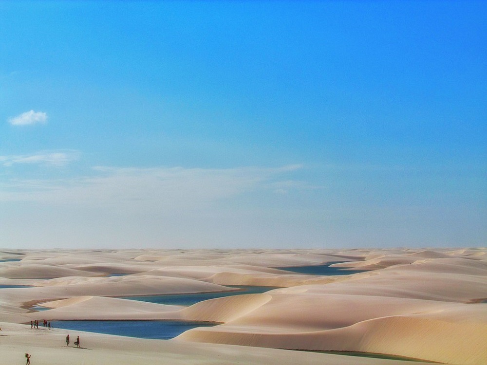 O curto trecho no qual o Thanos (Josh Brolin) obtém a joia da alma, no planeta Vormir, utilizou a bela paisagem dos Lençóis Maranhenses para a cena.-Wikimedia Commons Thalyta Sousa Costa