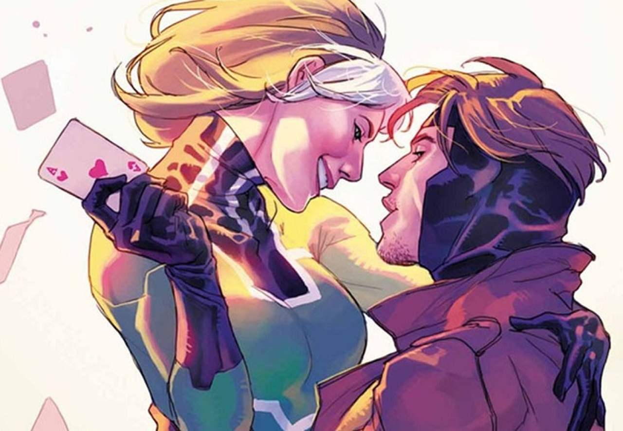 Gambit e Vampira - Este é um casal pouco lembrado pelos fãs de quadrinhos. 