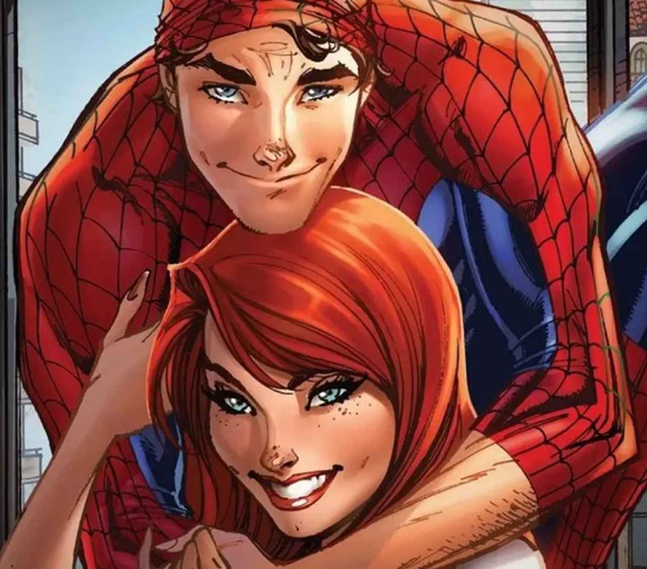 Até mesmo quem nunca leu um quadrinho do Spider-Man sabe que Mary Jane é a paixão de Peter Parker e que ela tem cabelos vermelhos como fogo. A construção da relação deles é bem feita e, aos poucos, revela o forte laço. 