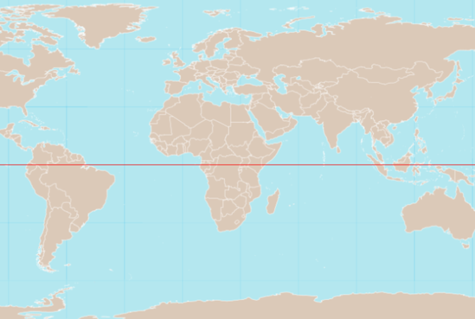 Só 13 países são cortados pela Linha do Equador: Saiba quais!