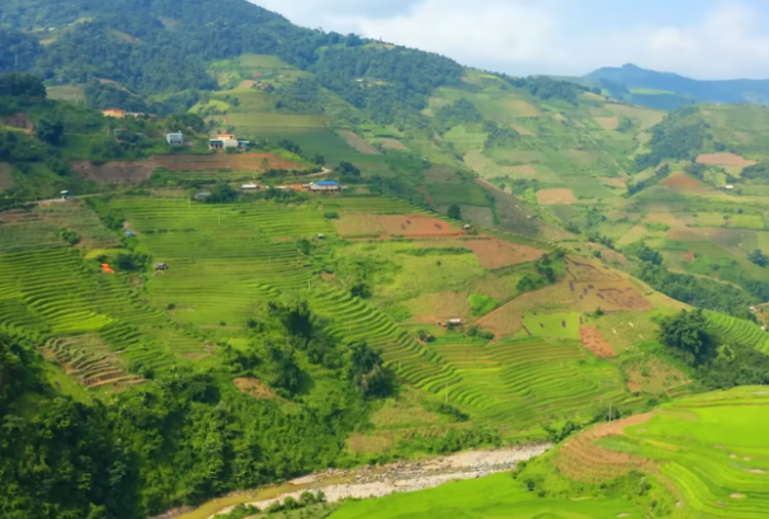 agricultura em Java Indonésia