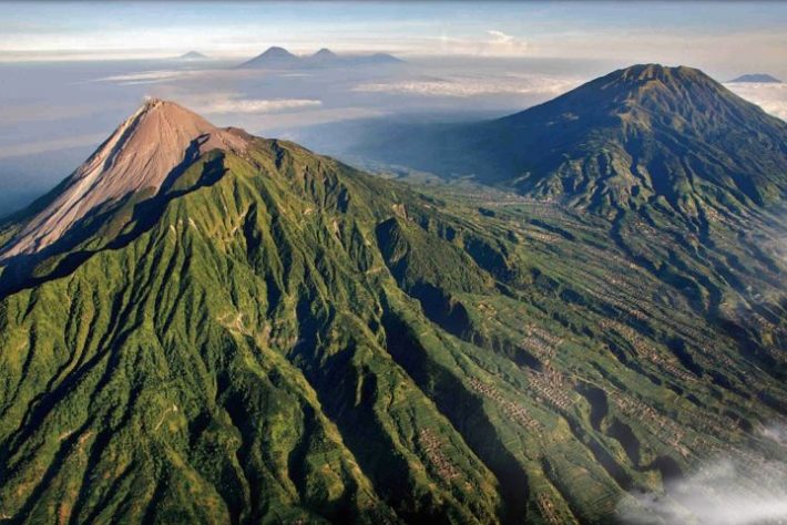 Monte Merapi Vulcão Indonésia