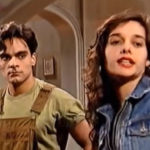Guilherme de Pádua e Daniella Perez na novela, De Corpo e Alma