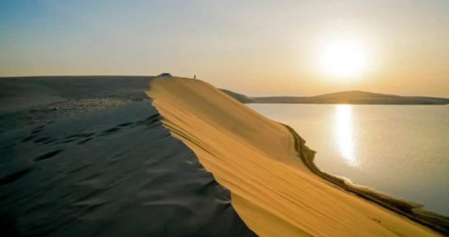 Lagoas de micróbios na Argentina 