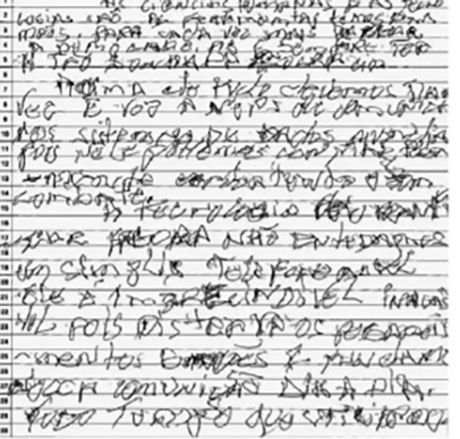 Diga não aos garranchos - O texto jamais deve ser escrito com letra que não se entende. A redação deve estar perfeitamente legível.  