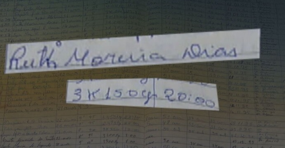 No registro da maternidade, a anotação de que Ruth Moreira teve um bebê de 3 kg e 150 g às 20h.  Marília nasceu pesadinha. E ao longo da carreira assumiu uma beleza própria, estando acima do peso. Sempre bela nas apresentações. 