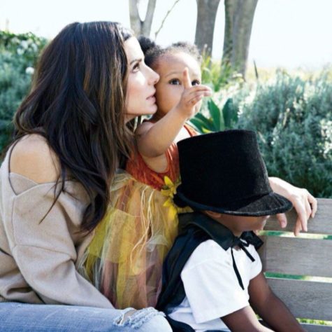 Sandra Bullock e filhos