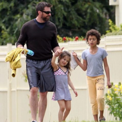 Hugh Jackman e filhos