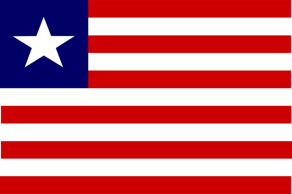 A Liberia (nono) tem uma lei que estabelece o salário mínimo, definindo o menor valor permitido em aproximadamente $54,31 por mês, considerando um valor de $0,31 por hora. - Clker-Free-Vector-Images por Pixabay 